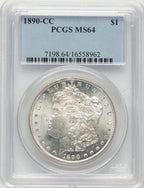 1890-CC Morgan Dollar PCGS MS64