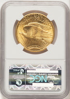 1909/8 $20 FS-301 Saint-Gaudens Double Eagle NGC MS61
