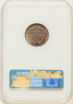 1859 1C Indian Cent NGC MS65