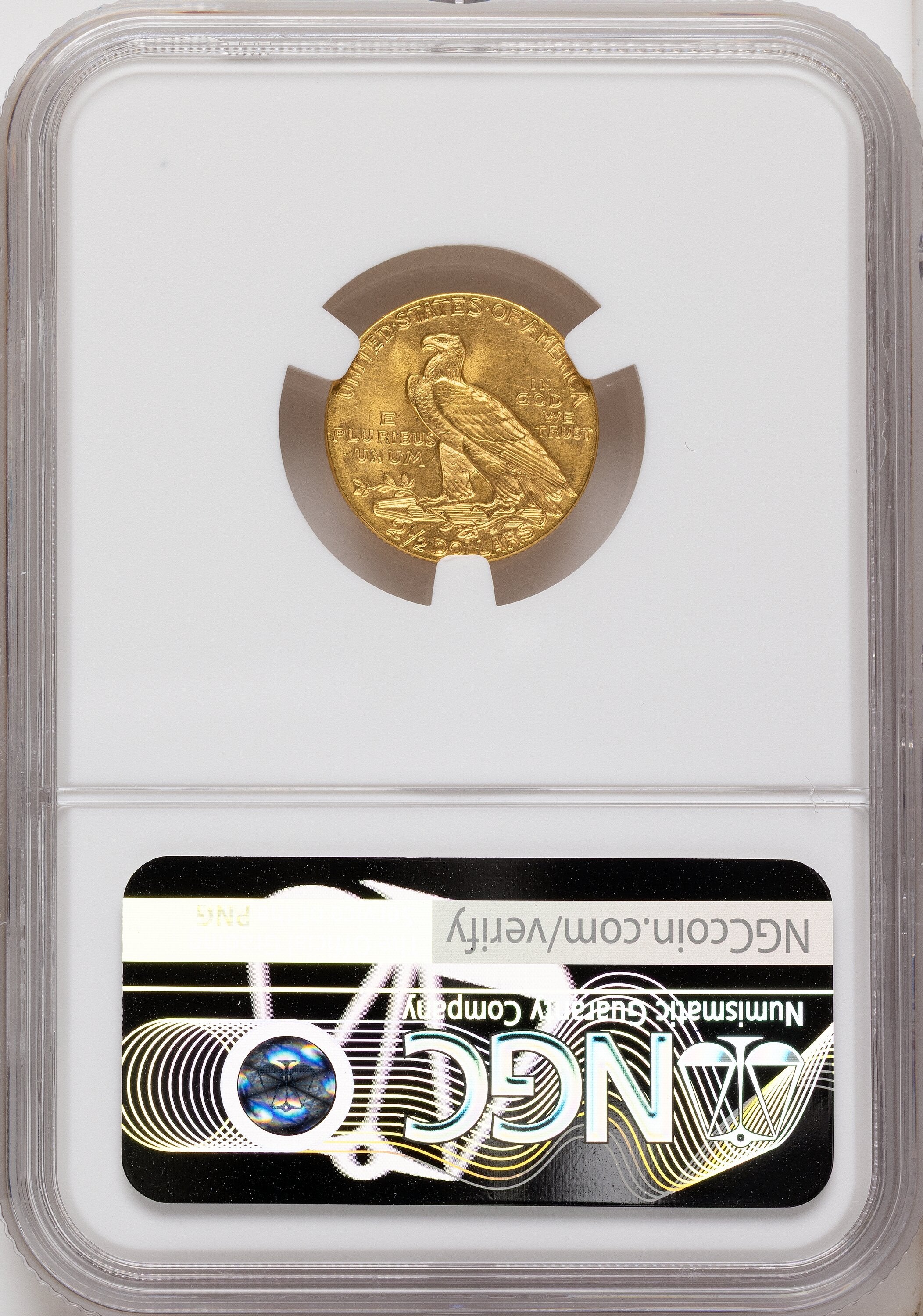 1908 $2.50 Indian Quarter Eagle NGC MS65