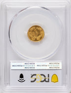 1855 G$1 Type Two Gold Dollar PCGS MS64