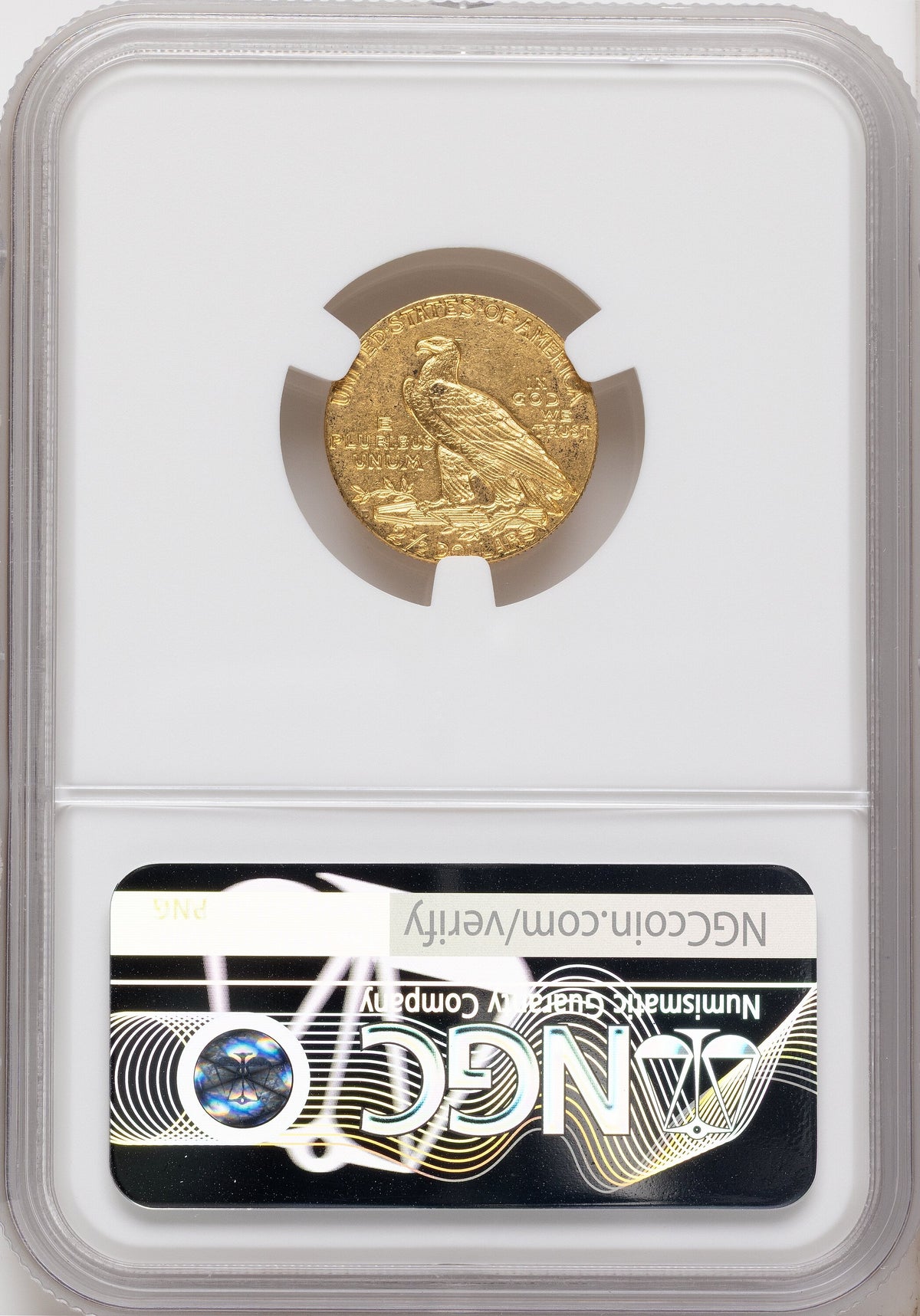 1911-D $2.50 Indian Quarter Eagle NGC AU58