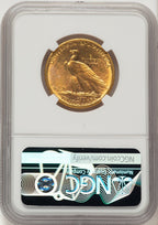 1908-D $10 NO MOTTO Indian Eagle NGC MS64