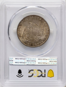 1837 50C Reeded Edge Reeded Edge Half Dollar PCGS MS64