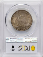 1837 50C Reeded Edge Reeded Edge Half Dollar PCGS MS64