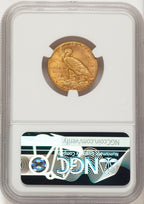 1912 $5 Indian Half Eagle NGC MS64