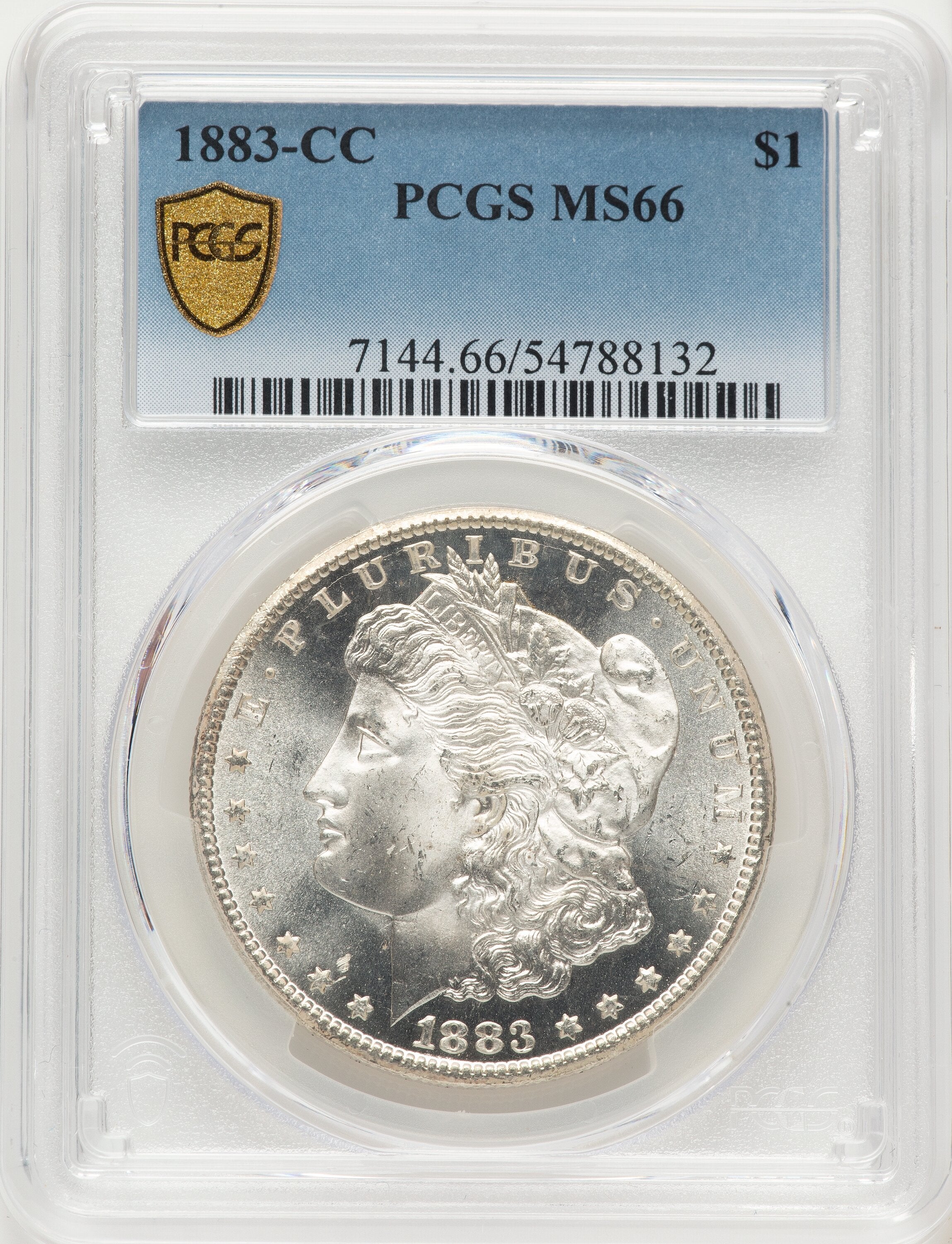 1883-CC Morgan Dollar PCGS MS66