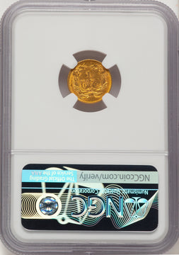 1854 G$1 Type Two Gold Dollar NGC MS61
