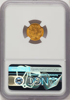 1854 G$1 Type Two Gold Dollar NGC MS61