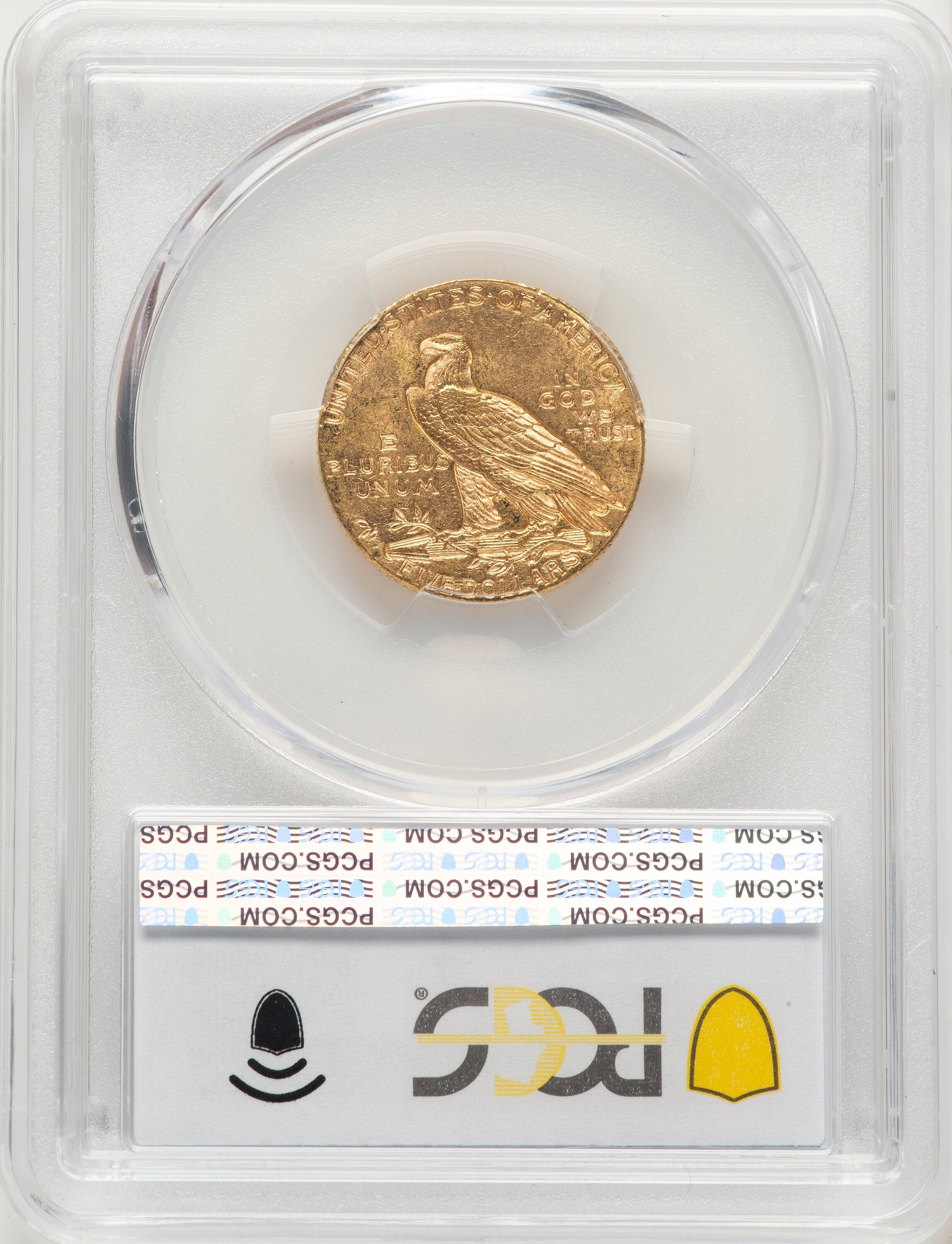 1916-S $5 Indian Half Eagle PCGS MS62
