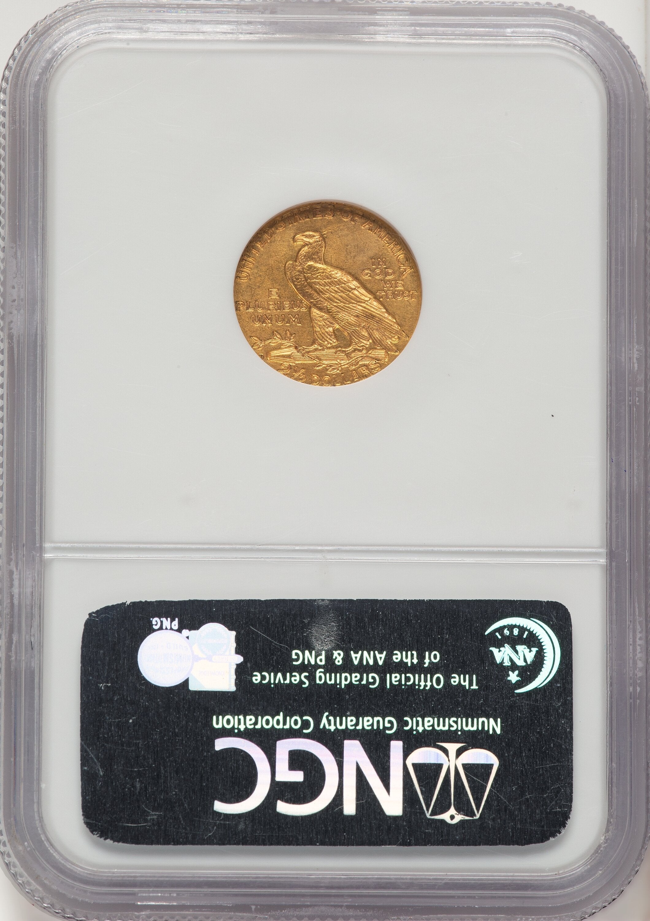 1911-D $2.50 Indian Quarter Eagle NGC MS63