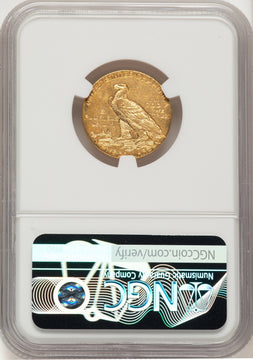 1911-D $5 Indian Half Eagle NGC MS61