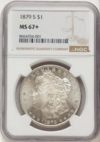 1879-S Morgan Dollar NGC MS67+