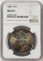 1881-S Morgan Dollar NGC MS67+