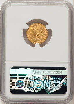 1929 $2.50 Indian Quarter Eagle NGC MS65