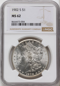 1902-S Morgan Dollar NGC MS62