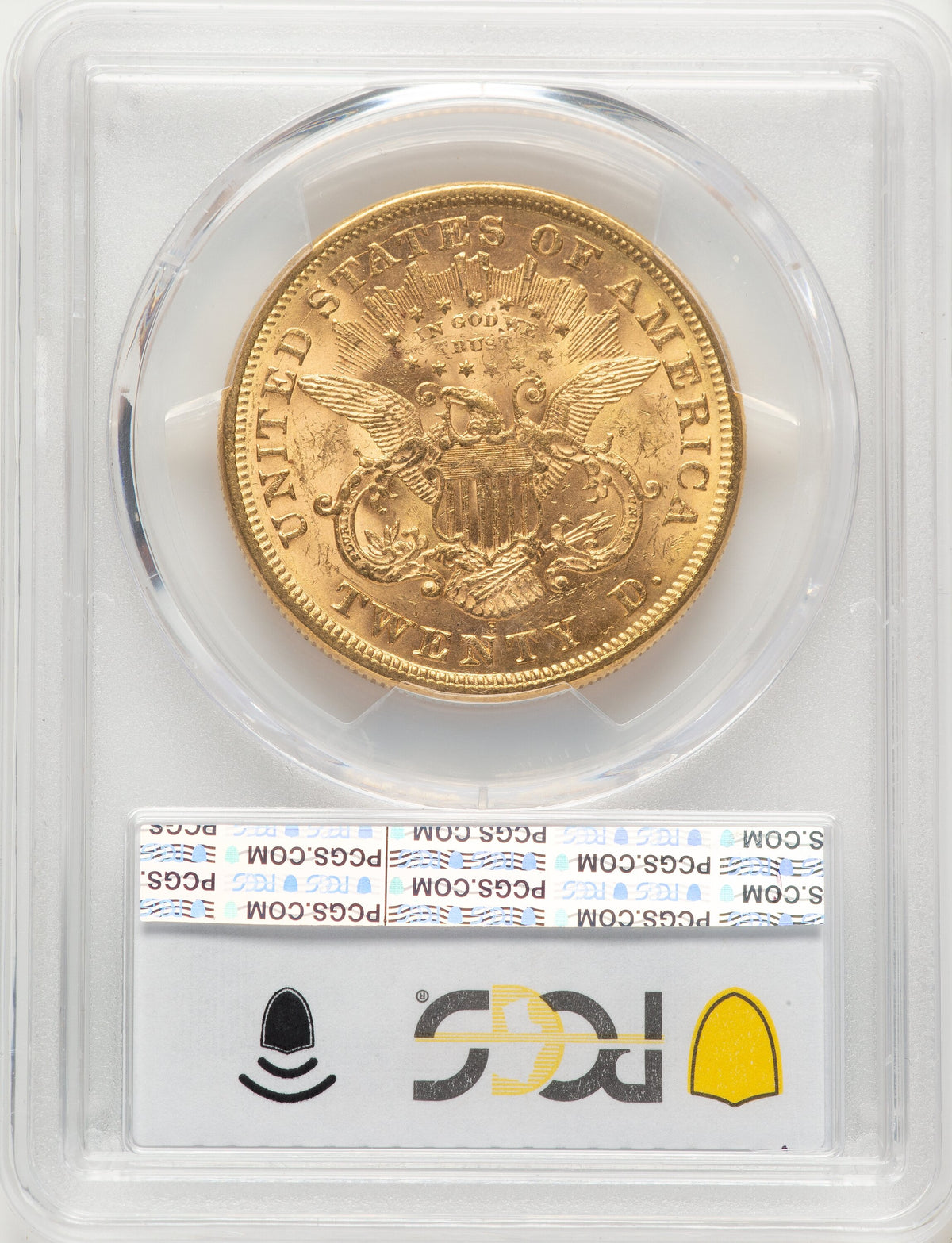 1874-S $20 Liberty Double Eagle PCGS MS62
