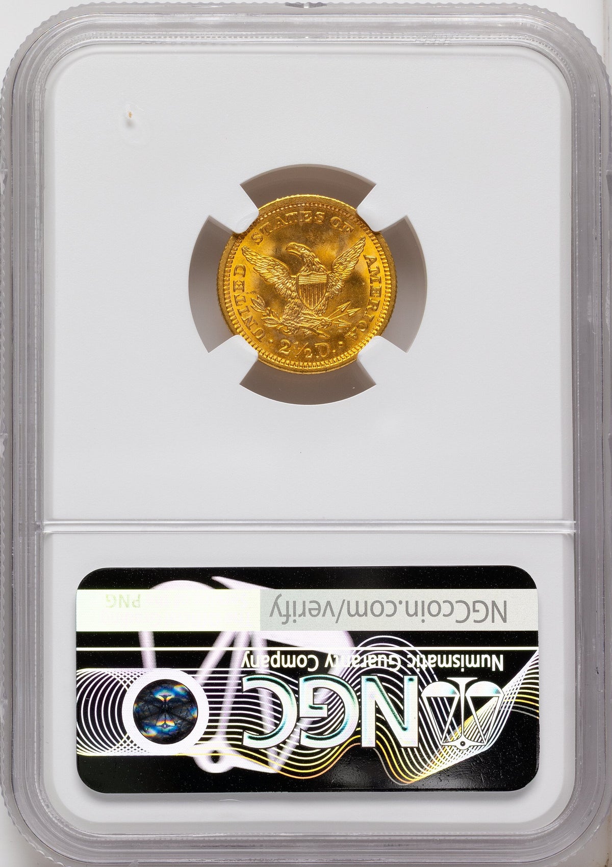 1907 $2.50 Liberty Quarter Eagle NGC MS66