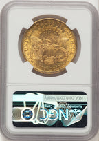 1878 $20 Liberty Double Eagle NGC MS61