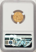 1910 $2.50 Indian Quarter Eagle NGC MS64