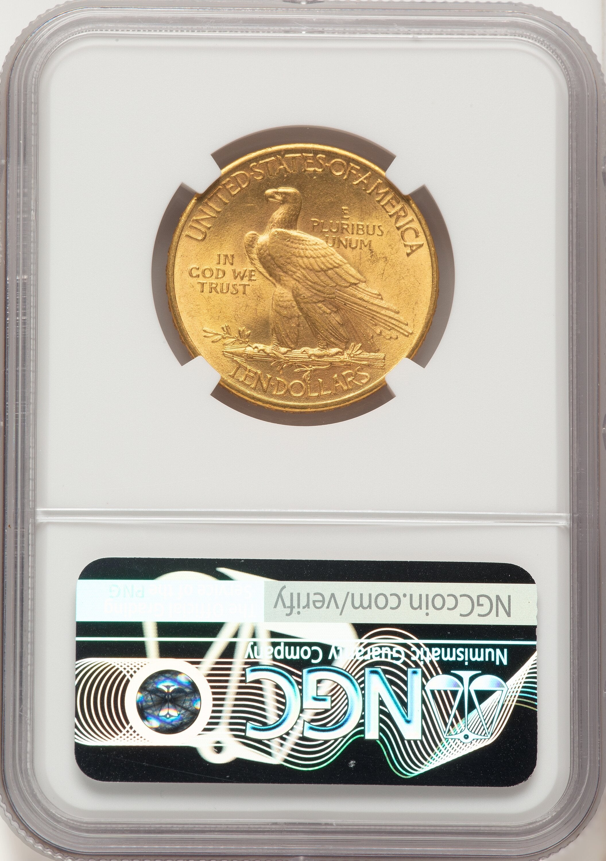 1910 $10 Indian Eagle NGC MS65