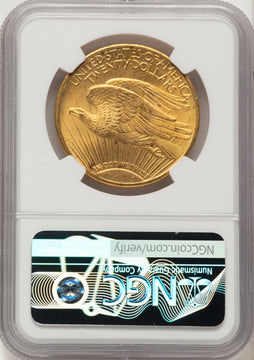 1924 $20 Saint Saint-Gaudens Double Eagle NGC MS66+