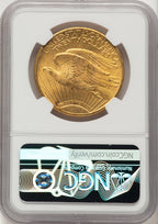 1924 $20 Saint Saint-Gaudens Double Eagle NGC MS66+