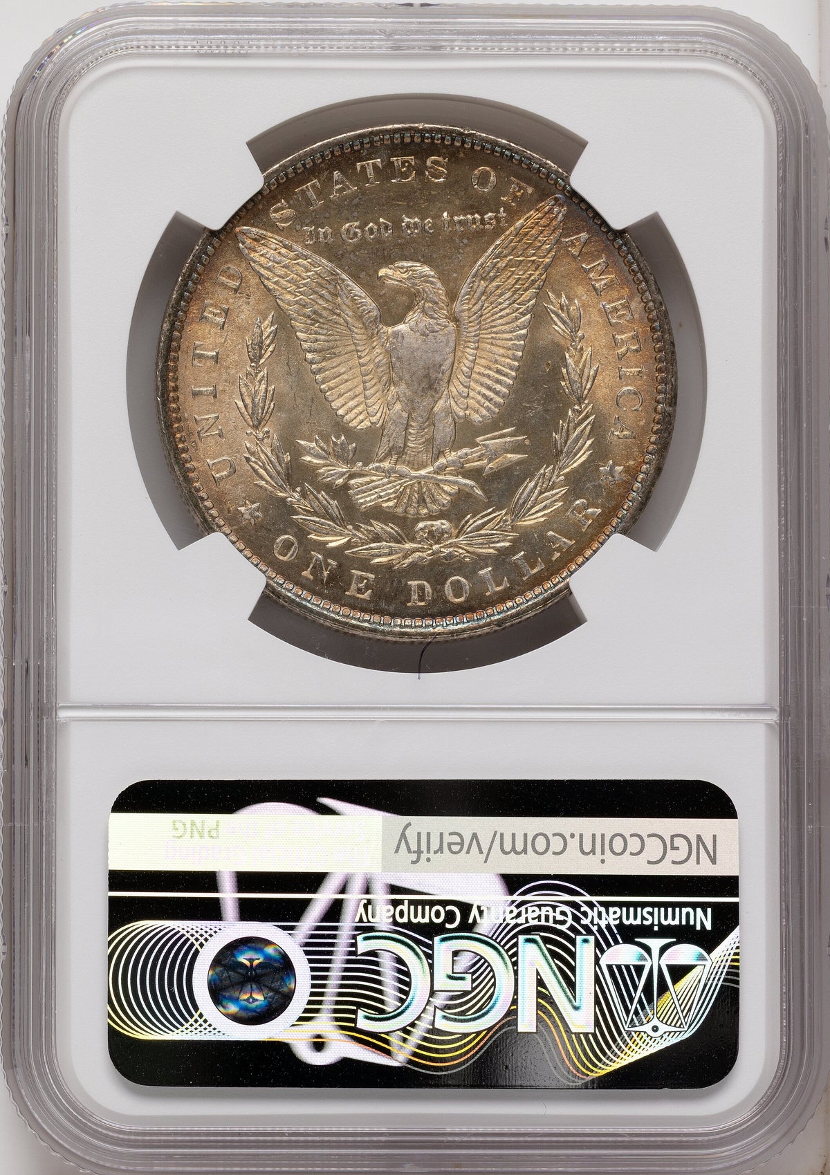 1878 7TF Reverse of 1879 Morgan Dollar NGC MS65+