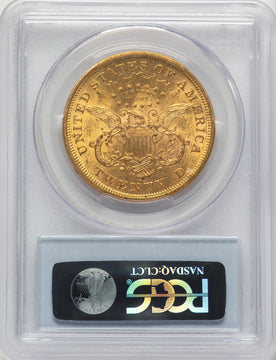 1875-S $20 Liberty Double Eagle PCGS MS61