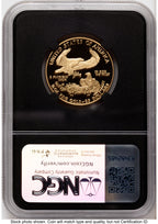 1994-W Proof Gold Eagle 1/2 oz Miles Standish NGC PF70
