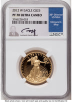 2012-W Proof Gold Eagle 1/2 oz NGC PF70 Ed Moy