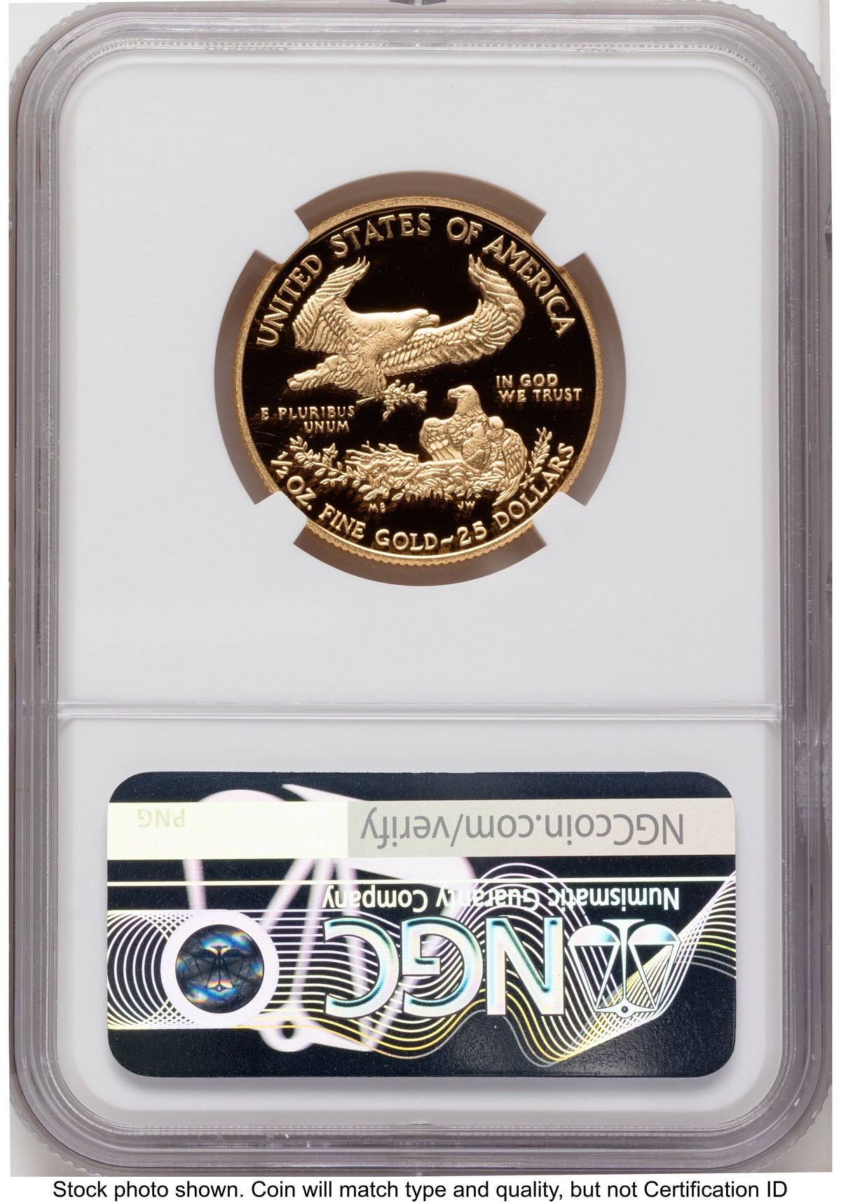 2014-W Proof Gold Eagle 1/2 oz NGC PF70 Ed Moy