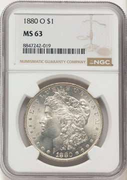 1880-O Morgan Dollar NGC MS63