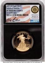 2024-W Proof Gold Eagle 1/2 oz AR Miles Standish NGC PF70