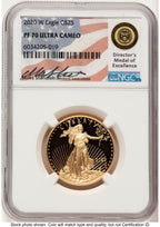 2020-W Proof Gold Eagle 1/2 oz Miles Standish NGC PF70