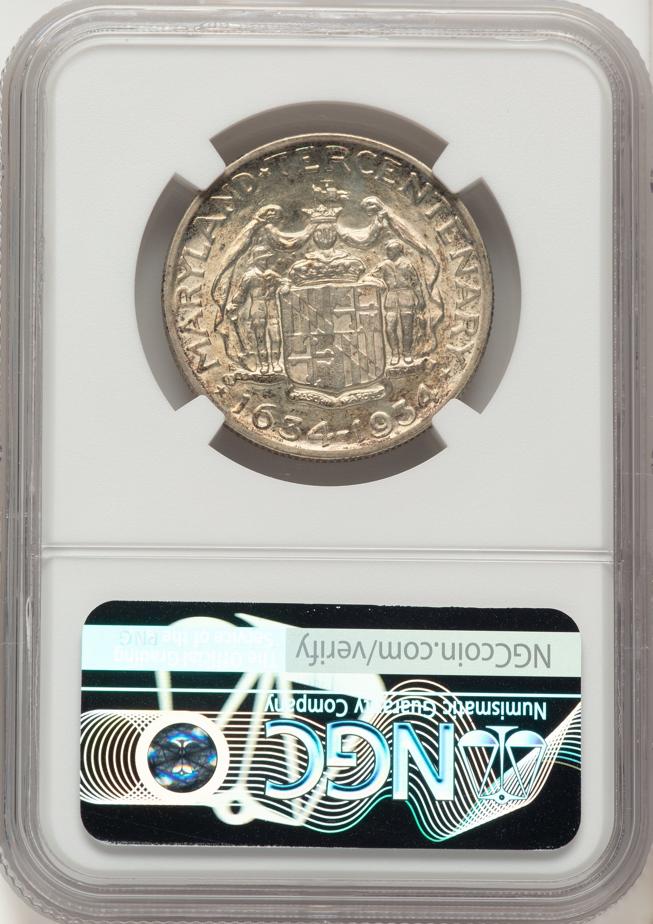 1934 50C Maryland Commemorative Silver NGC MS67
