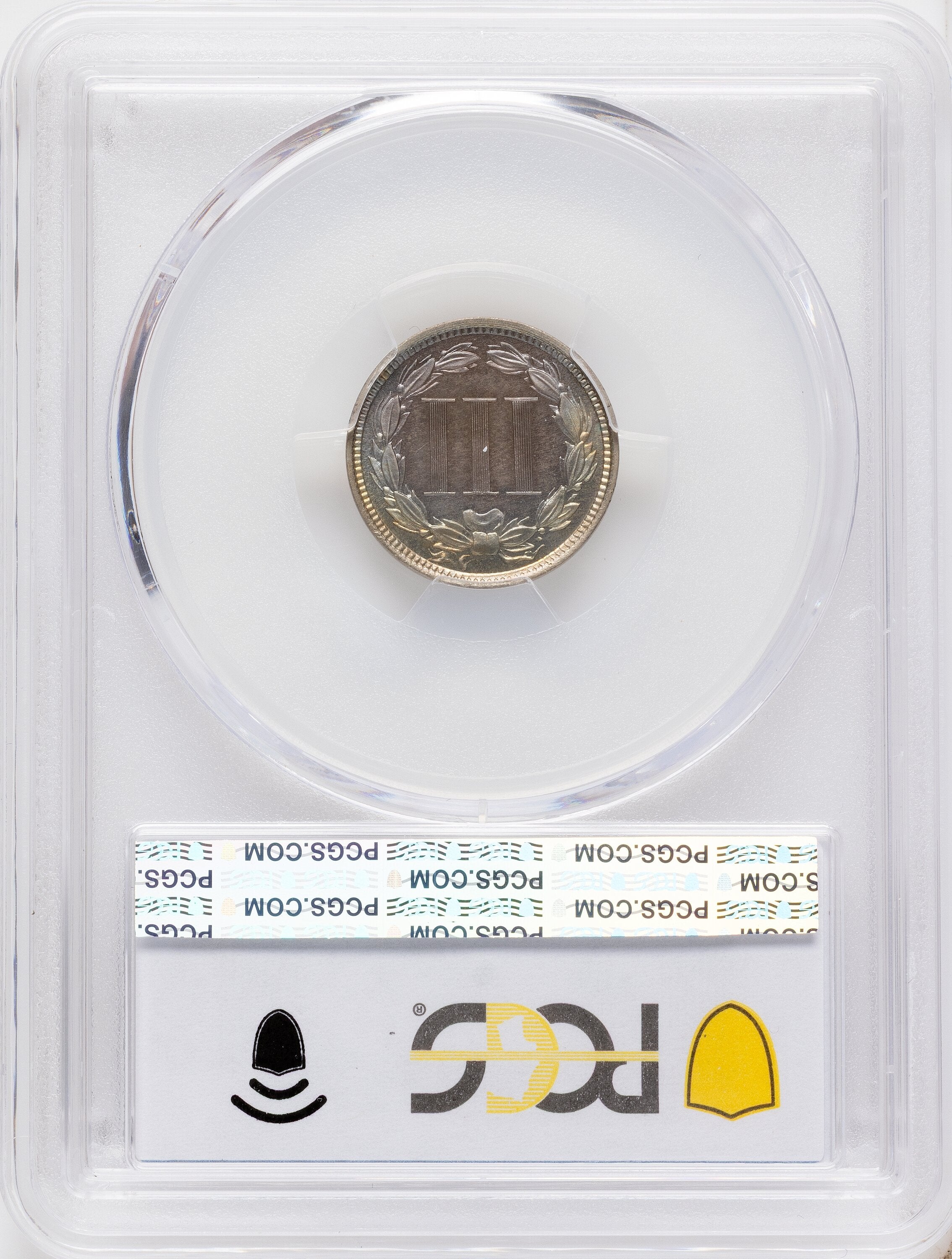 1866 3CN Proof Three Cent Nickel PCGS PR67
