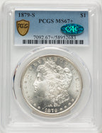 1879-S CAC Morgan Dollar PCGS MS67+
