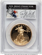 2013-W Proof Gold Eagle 1 oz Philip Diehl PCGS PR70