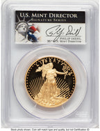 2010-W Proof Gold Eagle 1 oz Philip Diehl PCGS PR70