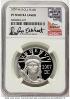 2007-W Proof Platinum Eagle 1 oz Don Everhart NGC PF70