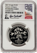 2021-W Proof Platinum Eagle 1 oz Don Everhart NGC PF70