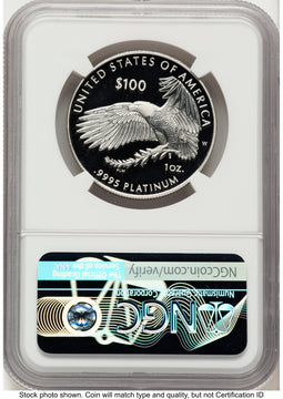 2021-W Proof Platinum Eagle 1 oz Don Everhart NGC PF70