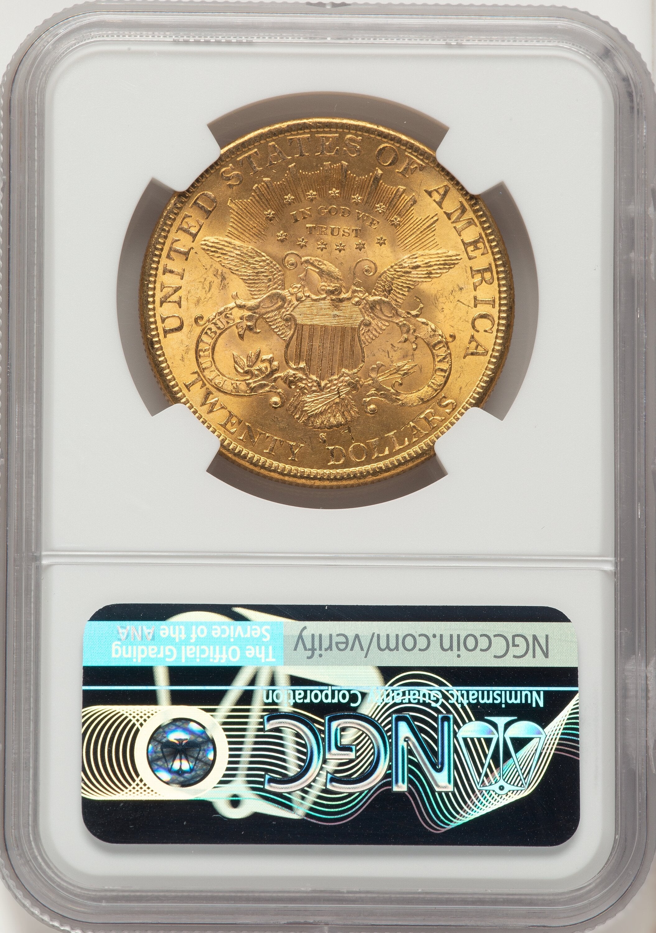 1894-S $20 CAC Liberty Double Eagle NGC MS63