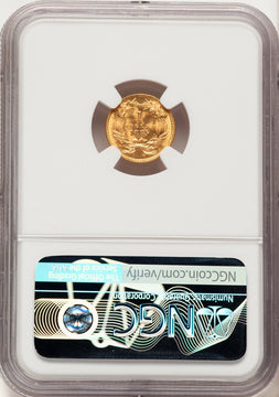 1885 G$1 Gold Dollar NGC MS67