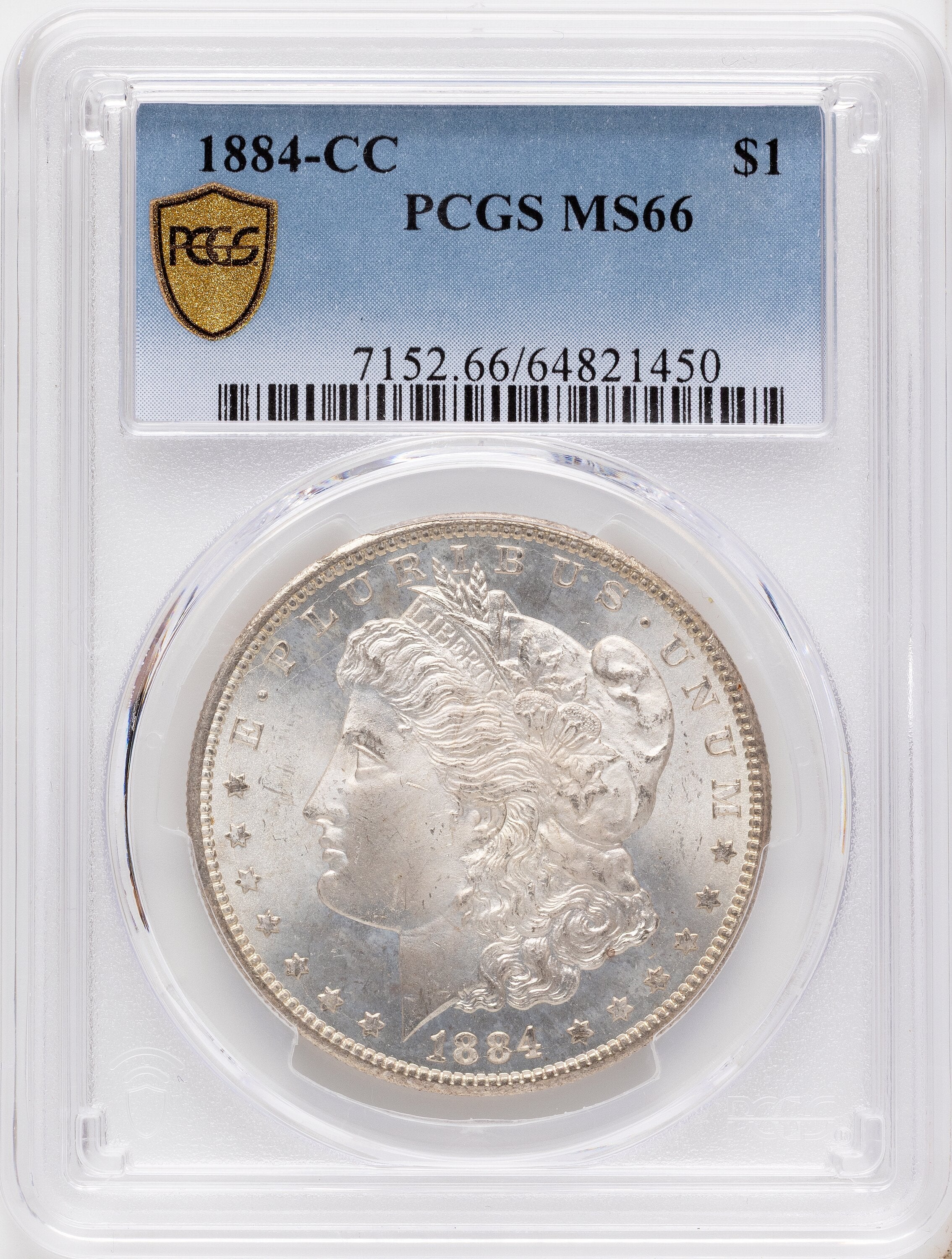 1884-CC Morgan Dollar PCGS MS66