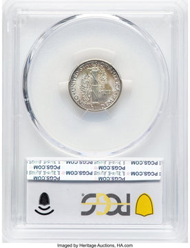 1938 10C Mercury Dime PCGS MS68