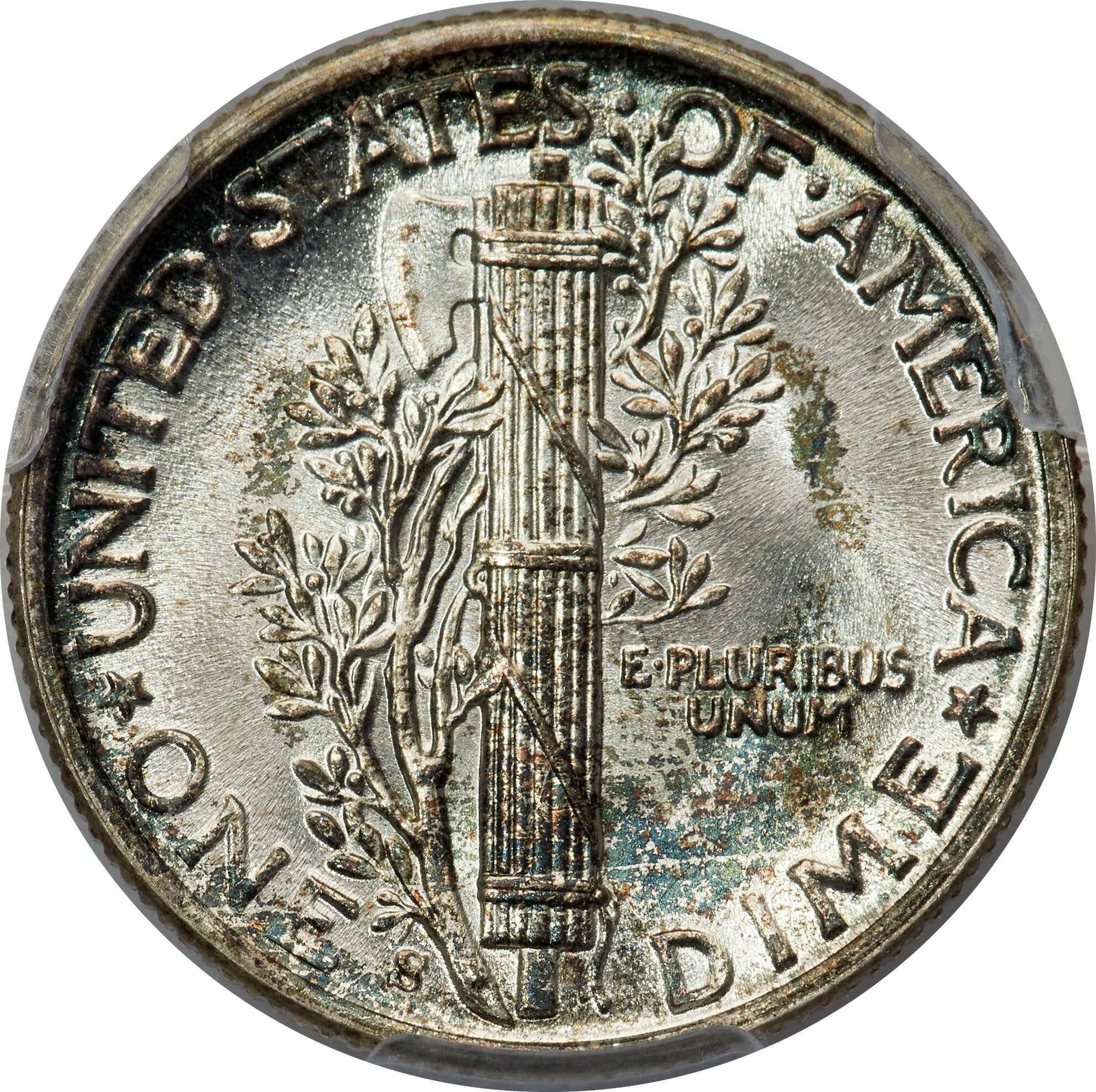 1942-S 10C FB Mercury Dime PCGS MS68