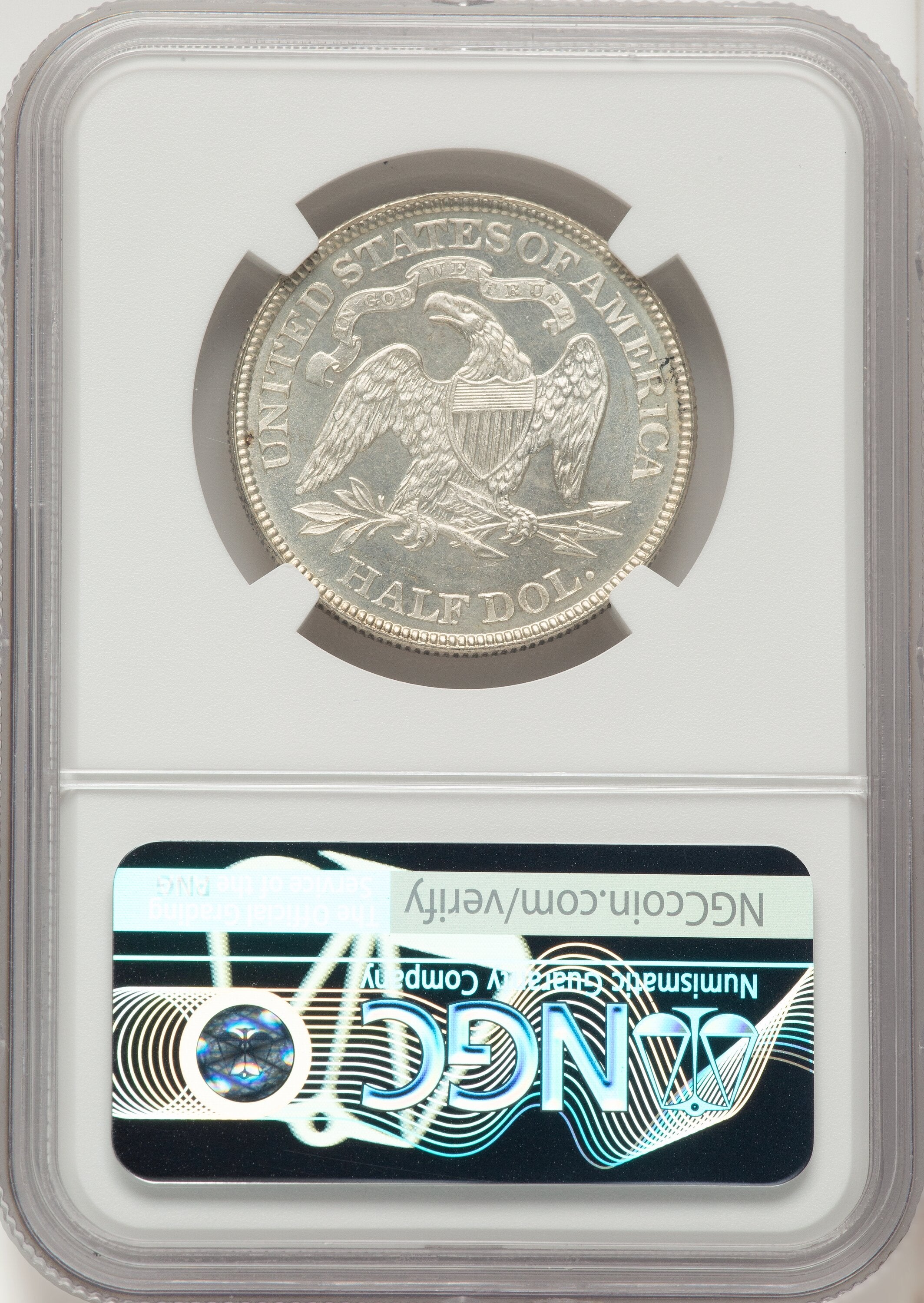 1880 50C PL Seated Half Dollar NGC MS64