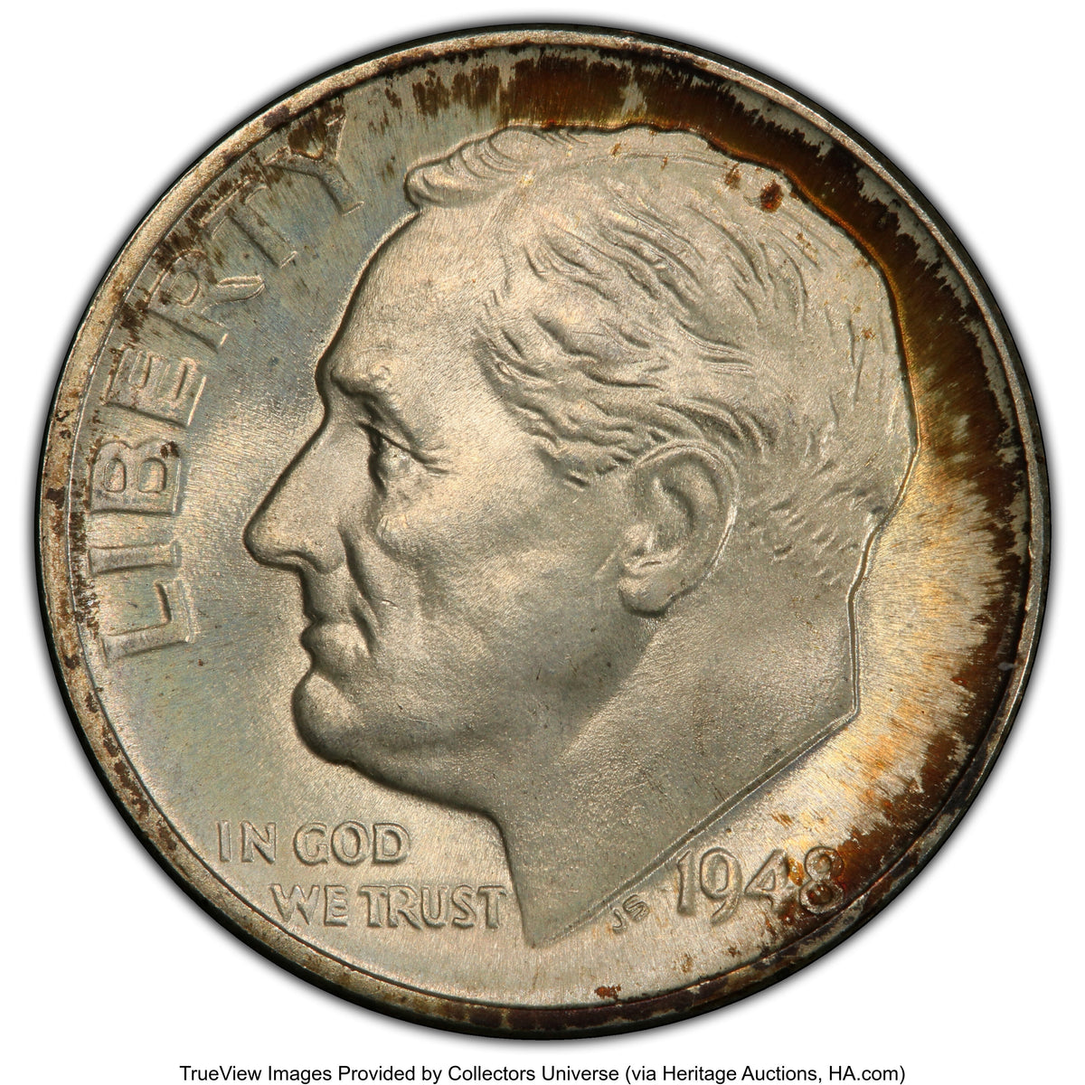 1948-D 10C FB Roosevelt Dime PCGS MS68